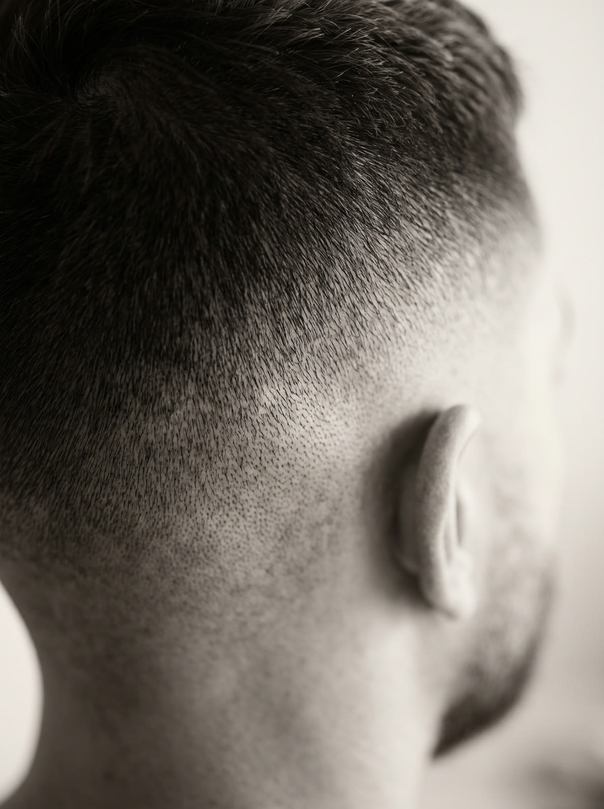 A clean skin fade